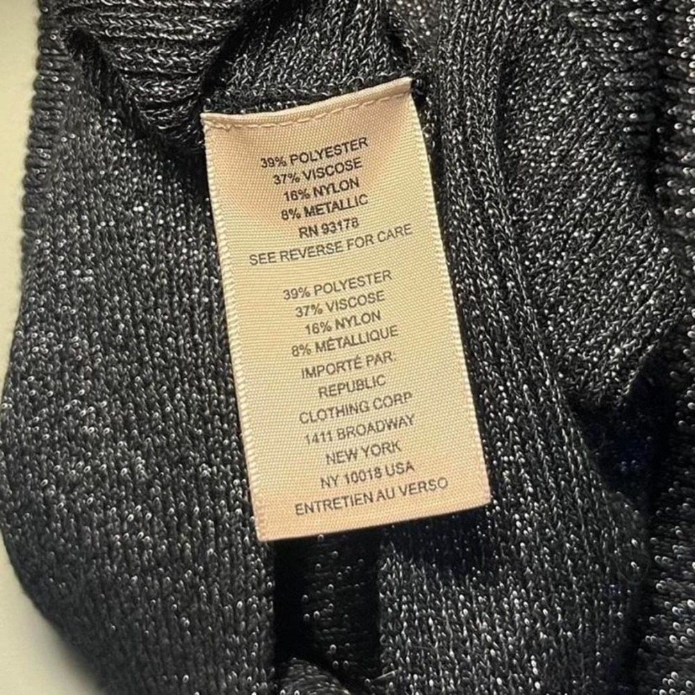 Philosophy Metallic Black and Gray New Sweater - Picture 5 of 6
